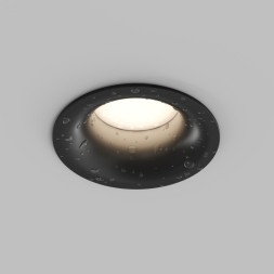 Точечный встраиваемый влагозащищенный светильник KIBEK DK3124-BK