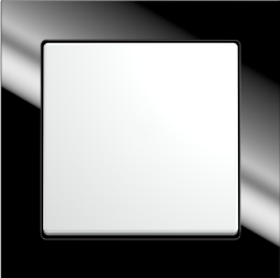 Рамка ABB для монтажа заподлицо Axcent Черный 1 пост 1753-0-4126