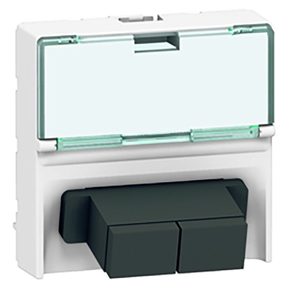 Оптическая Розетка Legrand Mosaic с дуплексным адаптером LC 078618