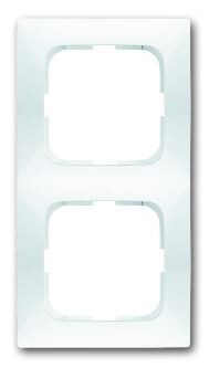 Рамка ABB Spring Альпийский белый 2 поста 2CKA001725A1544 1722-214-500