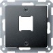 Центральная плата Merten M-серия антрацит для розетки RJ11/RJ45x1 пост MTN291114