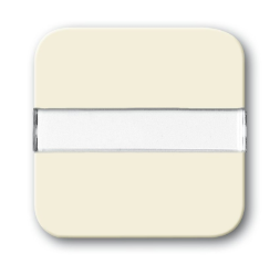 Клавиша ABB Busch-Duro 2000 SI слоновая кость для 1-клавишного выключателя/переключателя/кнопки с подсвечивающимся полем для надписи (51x10 мм) 2CKA001731A1445 2510 NLI-212