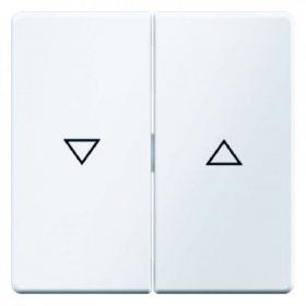 Клавиши Berker Q.1 полярная белизна с эффектом бархата, с оттиском Стрелка 16256089