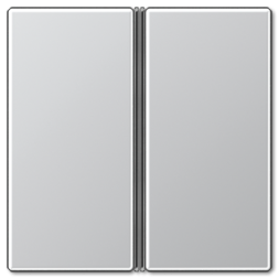 Блок 2 клавиш Jung A серия алюминий A402TSAAL