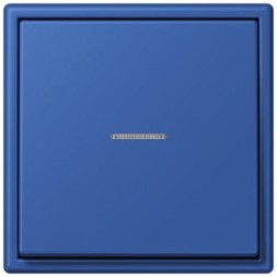 Клавиша Jung Les Couleurs® Le Corbusier bleu outremer 59 для выключателя/кнопки с окошком для подсветки LC990KO54320K