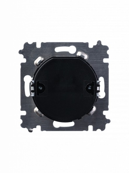 Терморегулятор ABB Levit белый / дымчатый чёрный с поворотной ручкой 16А 2CHH920003A6062 3292H-A00003 62W