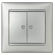 Выключатель Legrand Valena 2-х клавишный с индикацией на каждую клавишу 770213