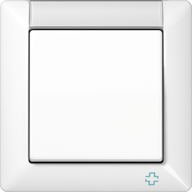 Рамка Jung AS 500 белая Антибактериальная версия 1 пост ABAS581NAWW