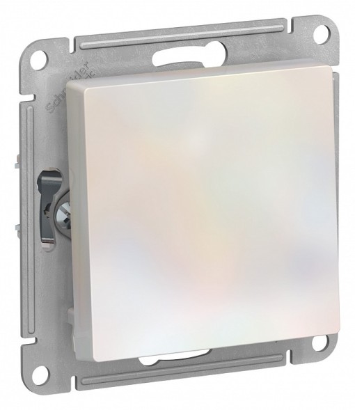 Выключатель Schneider Electric Atlasdesign Жемчуг с самовозвратом, сх.1, 10АХ, механизм ATN000415