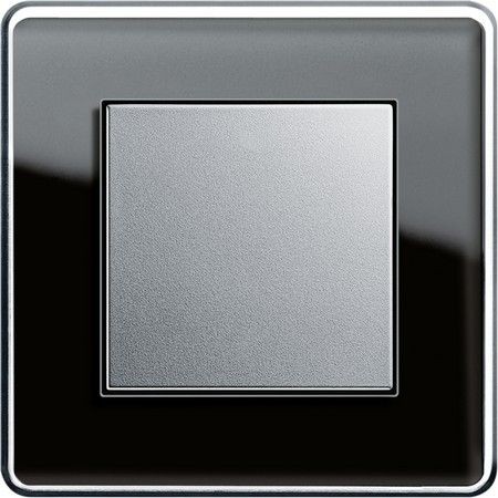 Рамка Gira Esprit Glass C Черное стекло 1 пост 0211505