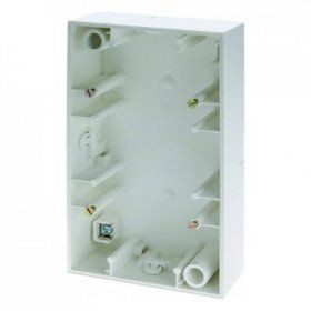 Коробка для наружного монтажа Berker S.1 полярная белизна, матовый 2-местная 10421909