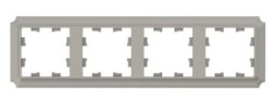 ATN100504 4-постовая РАМКА ШАМПАНЬ, AtlasDesign Antique Schneider Electric