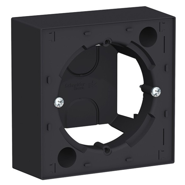 Коробка для наружного монтажа Schneider Electric Atlasdesign Карбон ATN001000