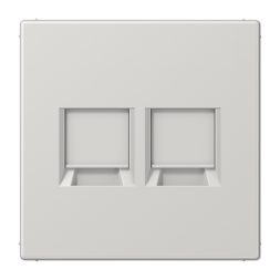 Крышка Jung LS для модульных гнёзд UMA-CAT6A LS1969-2WELG