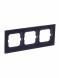 Рамка ABB Axcent Черный 3 поста 2CKA001754A4411 1723-281