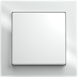 Рамка ABB для монтажа заподлицо Axcent Белый 1 пост 1753-0-4121