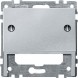 Центральная плата Merten M-серия алюминий для вставок наклонная MTN464660