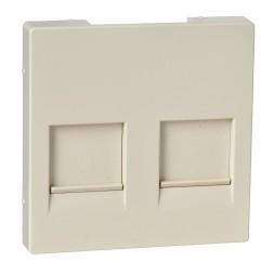 Центральная плата Merten M-серия бежевый для мод.штеп.раз-в,2 пос.с шт. MTN4562-0344