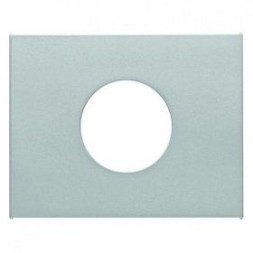 Центральная панель Berker R.1 Berker K.5 алюминий для нажимной кнопки и светового сигнала Е10 11657003