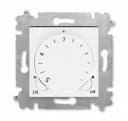 Терморегулятор ABB Levit белый / белый с поворотной ручкой 16А 2CHH920003A6003 3292H-A00003 03W