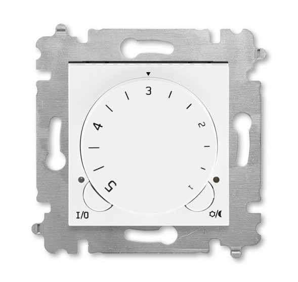 Терморегулятор ABB Levit белый / белый с поворотной ручкой 16А 2CHH920003A6003 3292H-A00003 03W