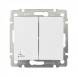 Переключатель Legrand Valena Белый промежуточный 10A IP45 770098