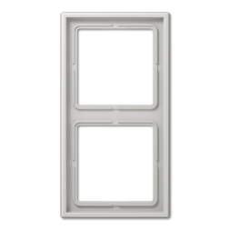 Рамка Jung LS 990 Светло-серый 2 поста LS982LG