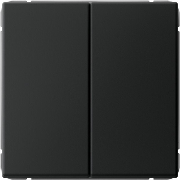 Двухклавишный переключатель (Карбон) Schneider Electric Systeme Art Gallery GAL001065