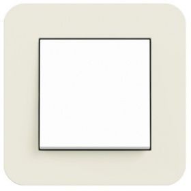 Рамка Gira E3 с антрацитовой подложкой Песочный / Антрацит 1 пост 0211427