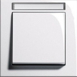 Рамка Gira E2 Белый матовый с полем для надписи 1-постовая 109129