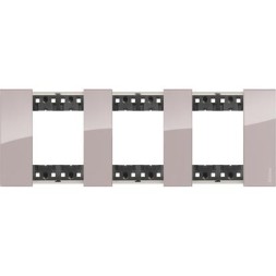 Рамка Bticino Living Now AURA 2+2+2-модульная KA4802M3DM