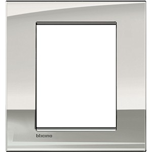 Рамка Bticino LivingLight Air Палладий 3+3 модуля LNC4826PL