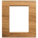 Рамка Bticino LivingLight Квадрат Европейский орех 3 модуля LNA4803LNC