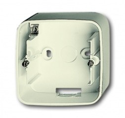 Коробка для открытого монтажа ABB Busch-Duro 2000 SI слоновая кость 1 пост 2CKA001799A0977 1701-212-500