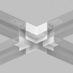 TR2114-WH Коннектор трека SMART для ГКЛ , \&amp;quot;X\&amp;quot; образный, механический , белый