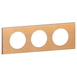 Рамка Legrand Celiane Дерево Клен 3 поста 069213