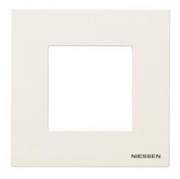 Рамка ABB Zenit Альпийский белый 1 пост 2CLA227100N1101 N2271 BL