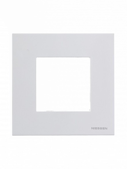 Рамка ABB Zenit Альпийский белый 1 пост 2CLA227100N1101 N2271 BL