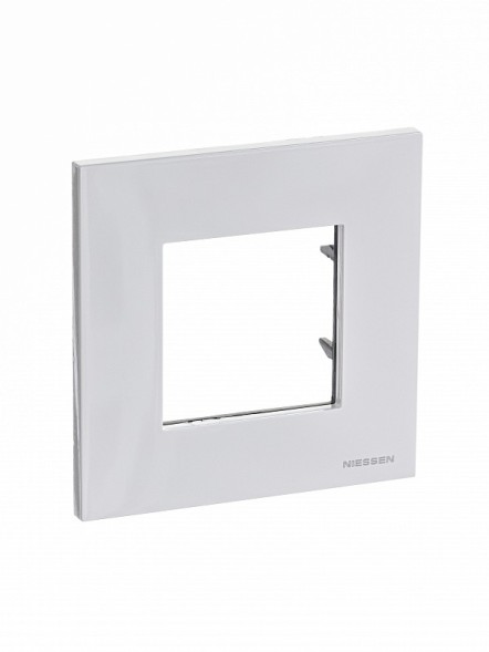 Рамка ABB Zenit Альпийский белый 1 пост 2CLA227100N1101 N2271 BL