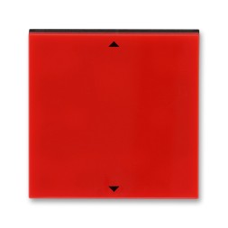 Управляющий элемент ABB Levit красный / дымчатый чёрный Busch-Jalousiecontrol®II с маркировкой 2CHH700110A4065 3299H-A00110 65