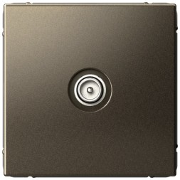 Розетка телевизионная оконечная (Мокко) Schneider Electric Systeme Art Gallery GAL000691