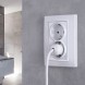 Розетка двойная с заземлением (белая) Werkel W1172001
