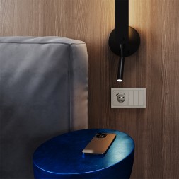 Выключатель встраиваемый VOLTUM S70 трехклавишный 10А, (кашемир)