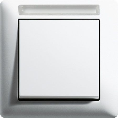 Рамка Gira Standard 55 Белый матовый с полем для надписи с полем для надписи 1 пост 109127