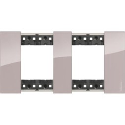 Рамка Bticino Living Now AURA 2+2-модульная KA4802M2DM
