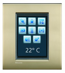 Рамка Bticino LivingLight Air Золото матовое 3+3 модуля LNC4826OF