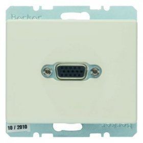 Розетка VGA AS Berker Arsys белый 3315400002