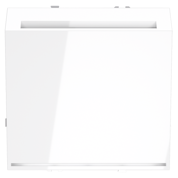 Выключатель встраиваемый VOLTUM S70 карточный 16А, (белый глянцевый)