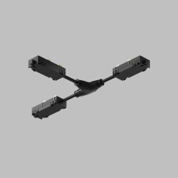 TR2115-BK Гибкий Т-образный, электрический коннектор трека SMART, черный