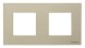 Рамка ABB Zenit Шампань 2 поста 2CLA227200N1901 N2272 CV